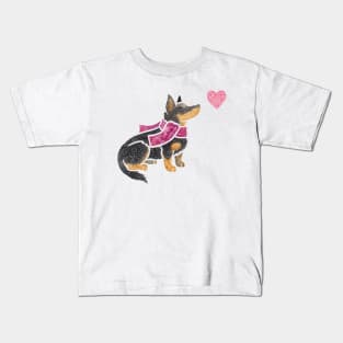 Watercolour Lancashire Heeler dog Kids T-Shirt